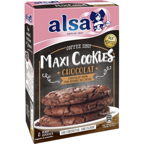 ALSA Préparation Cookies Chocolat 350g
