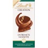 LINDT Tablette de chocolat création lait entremets noisette la tablette de 150g