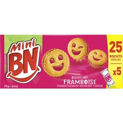 BN Biscuits mini framboise 175g