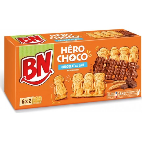 BN Biscuits chocolat au lait les 6 sachet de 2 pièces