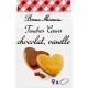 BONNE MAMAN Tendres Cœurs Nappes Chocolat Vanille 225g