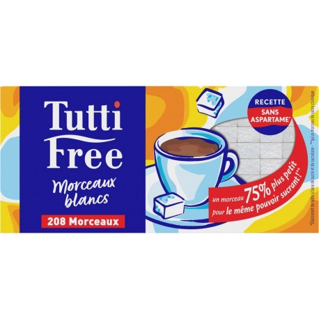 TUTTI FREE Sucre Morceaux 290g