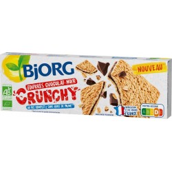 BJORG Biscuits bio Fourrés Chocolat noir crunchy 150g