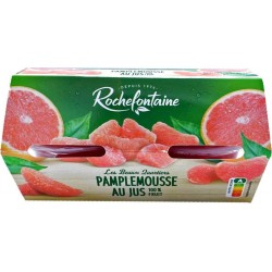 ROCHEFONTAINE Fruits au Sirop Pamplemousse au Jus 4x113g 452g