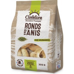BISCUITERIE CASTELLANE Biscuits ronds 'd'anis 300g