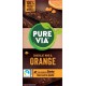 PURE VIA Tablette de chocolat noir orange la tablette de 100g