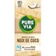 PURE VIA Tablette de chocolat blanc et noix de coco la tablette de 100g