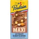 POULAIN Tablette de Chocolat Lait Maxi Feuilleté Noisettes Entières la tablette de 190g