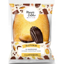 MAISON COLIBRI Madeleine Coque Chocolat Noir Classique 60g