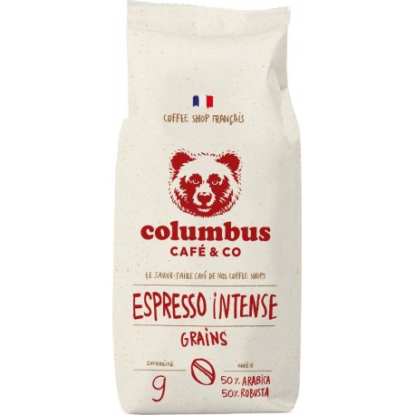 COLUMBUS Café en grain espresso intense 500g