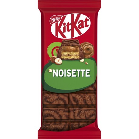 KITKAT Tablette de chocolat noisette la tablette de 99g