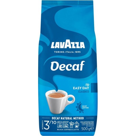 LAVAZZA Café en grain décaféiné 500g