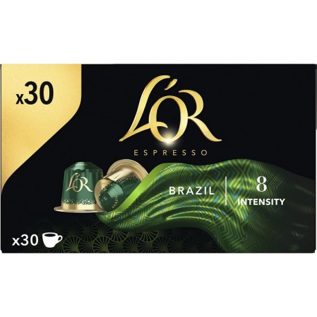 L'OR Capsules de café espresso brazil 30 capsules