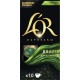 L'OR Capsules de café espresso brazil 10 capsules