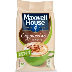 MAXWELL HOUSE Café soluble cappuccino noisette 340g