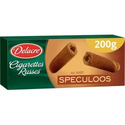 DELACRE Biscuit cigarettes russes spéculoos 200g
