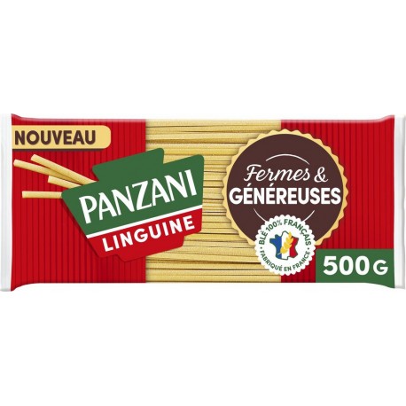 PANZANI Pâtes linguine fermes & généreuses 500g