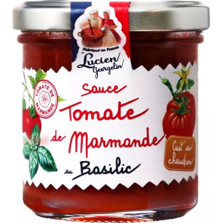 LUCIEN GEORGELIN Sauce Tomate de Marmande au Basilic 150g