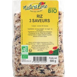 NATURALINE Riz 3 saveurs bio 500g