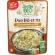JARDIN BIO Duo blé riz sarrasin bio 220g