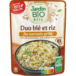 JARDIN BIO Duo blé riz sarrasin bio 220g