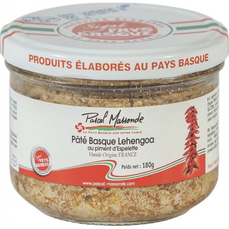 PASCAL MASSONDE Pâté basque 180g