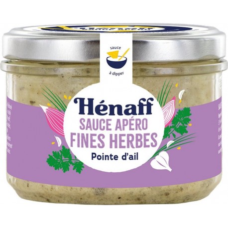 HENAFF Sauce Apéro Fines Herbes et Pointe d'Ail 180g
