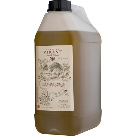 AOP Huile d'olive d'Aix-en-Provence CHATEAU VIRANT le bidon de 3L