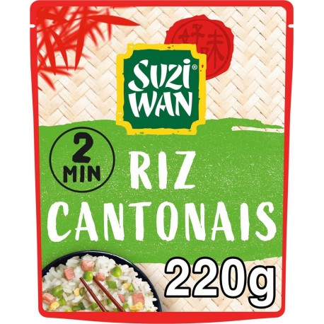 SUZI WAN Riz micro ondable cantonais 220g