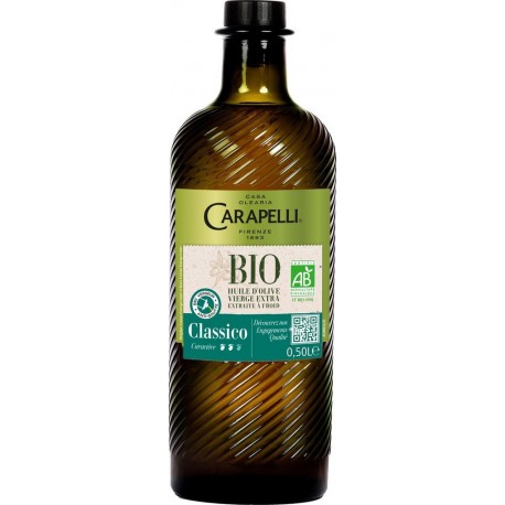 CARAPELLI Huile d'olive vierge extra Bio 50 cl