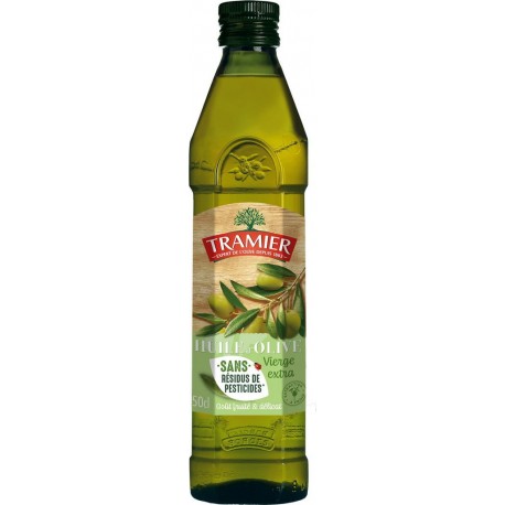 TRAMIER Huile d'Olive Viege Extra Goût Fruité et Délicat 50cl