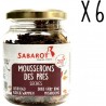 Sabarot Lot X6 Mousserons Des Près Séchés Pot 30g les 6 pots de 30g