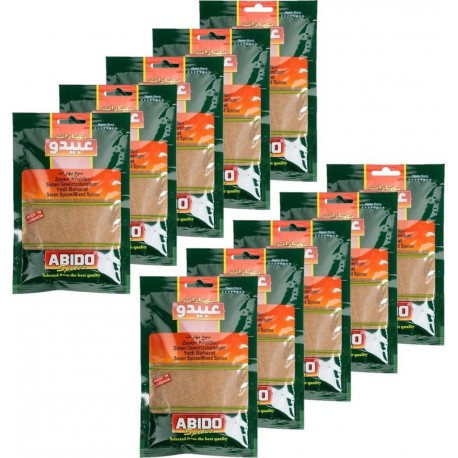 Abido Sept Épices les 10 unités de 0.05Kg