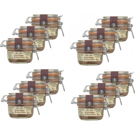 Terrine De Campagne Au St-emilion Mère Lalie les 12 unités de 0.14Kg