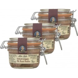 Terrine De Campagne Au St-emilion Mère Lalie les 3 unités de 0.14Kg