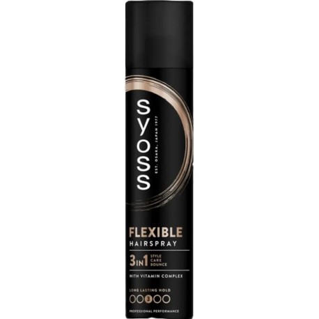 SYOSS Laque Tenue Flexible Fixation Forte 300ml