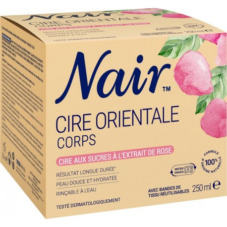 NAIR Cire Orientale Corps Sucre à l'extrait de Rose 250ml