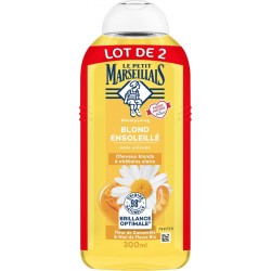 LE PETIT MARSEILLAIS Shampooing Blond Ensoleillé Cheveux Blonds & Chatain Clairs lot de 2