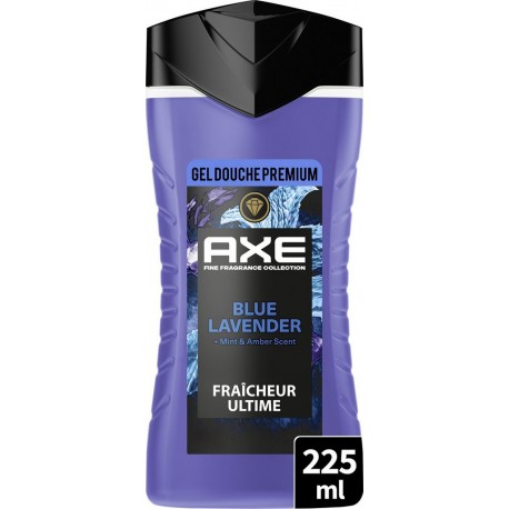 AXE Gel douche Homme Corps Parfum Premium Blue Lavender 225ml