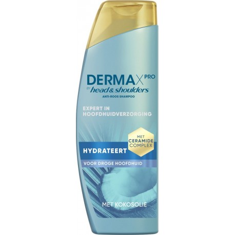 HEAD & SHOULDERS Shampoing Antipelliculaire Hydratant Huile de coco DermaXpro 250ml