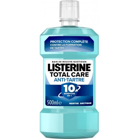 LISTERINE Bain de Bouche Total Care Anti Tartre 10en1 250ml