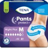 TENA Culottes Incontinence Protect Protect+ Night Plus Medium x12