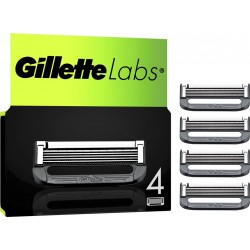 GILLETTE Lames de rasoir Labs Exfoliantes 4 recharges de lames