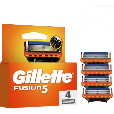 GILLETTE Lames de rasoir Pour Homme Fusion 5 4 recharges de lames de rasoir