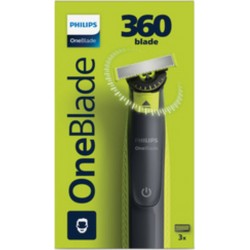 PHILIPS Rasoir One Blade Visage le paquet avec son kit