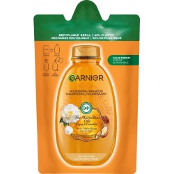 GARNIER Shampooing Cheveux Secs Huiles Merveilleuses Argan Et Camélia Ultra Doux la recharge de 250ml