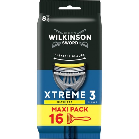 WILKINSON Rasoirs Jetables Xtreme 3 Ultimate Comfort lelotde16rasoirs