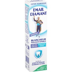 EMAIL DIAMANT Dentifrice Blancheur Dents Sensibles le tube de 75ml