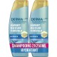 HEAD & SHOULDERS Shampooing Antipelliculaire Derma X pro Hydrate à l'huile de Noix de Coco lot de 2 flacons de 250ml