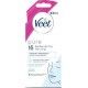 VEET Bandes de cire Froide Visage Peau Sensible Easy Grip Huile d'Amande 16 bandes de cires